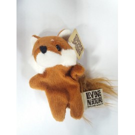 Living Nature Wildlife Finger Puppets 10cm, Soft Collectible Animal Toys for Kids, Assorted Designs, Eco-Friendly and Fun Educational Finger Puppets