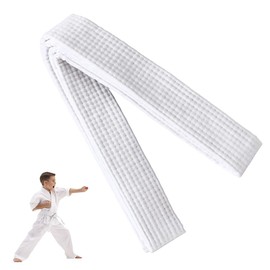 XPEX Judo Belt, 260 cm, Judo Karate Belt, Martial Arts, Karate, Judo Cotton, Taekwondo Belts, Professional Karate Aikido Belt for Children and Adults, Martial Arts Belt (Yellow), White