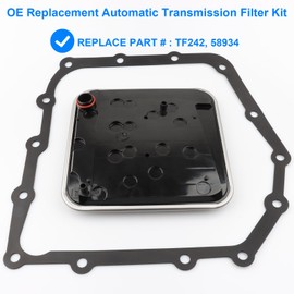 Transmission Filter Kit, Replace TF242, 58934 Compatible with Chrysler Dodge A604 41TE - 2001-2010 PT Cruiser, 1990-2010 Town & Country, 1989-2007 Caravan, 1989-2010 Grand Caravan, 01-05 Neon, More