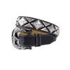URAMAN Mens Western Belt Cowboy Country Concho Leather Belt for