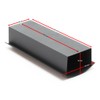 Wiltec Newspaper Compartment V2 Anthracite 320 x 80 x 140