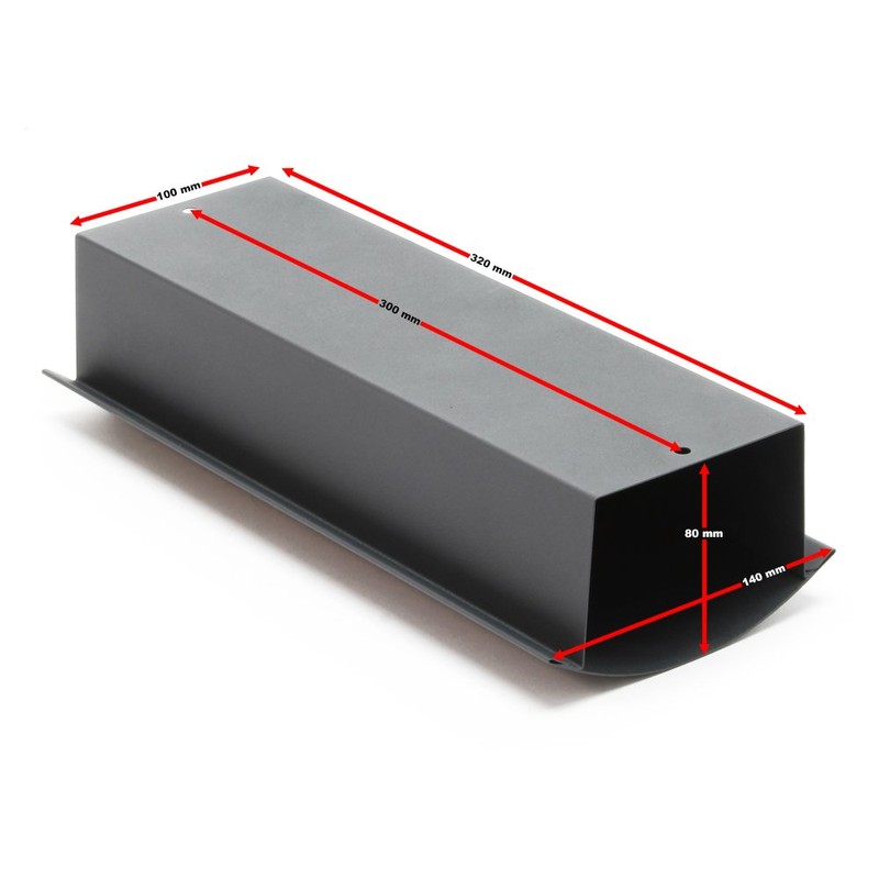 Wiltec Newspaper Compartment V2 Anthracite 320 x 80 x 140