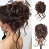 WEZCHUGHAOL Curly Hair Buns, Messy Bun Hair Piece Tousled Updo