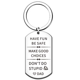WTOPP Teen Gifts,Teens Cool Keyring For Teenage Boys Girls,Christmas Xmas Graduation Gifts For Teenage, Teenagers Stocking Fillers, Presents For Teenage, Gifts For Teens-Love From Dad