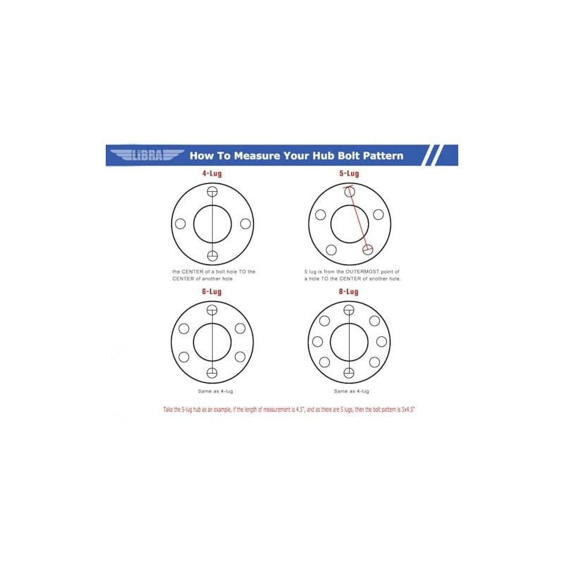LIBRA Trailer Brake Drum Kit 12x2 8 on 6.5" B.C.