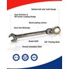 WORKPRO 8-piece Flex-Head Ratcheting Combination Wrench Set, SAE 5/16-3/4 in,