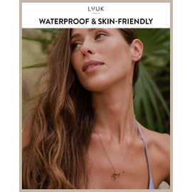 LUUK LIFESTYLE Necklace with donkey pendant, unique birthday gift for best friend I bestie, subtle but cool, adjustable length for layering, rosé