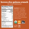 Theo Chocolate Brown Rice Quinoa Crunch Organic Dark Chocolate Bar,