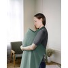 Roman Green Nursing Cover and Leaf Crib Sheet Bundle