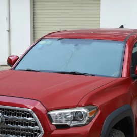 klend-cartrim Black Front Windshield Sunshade UV Block Visor Cover For Toyota Tacoma 2006-2022