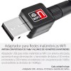 Mercader Digital Tarjeta Red Inalambrica Con Antena Wifi Usb 300
