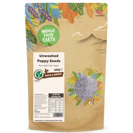 Wholefood Earth - Unwashed Poppy Seeds, 500 g