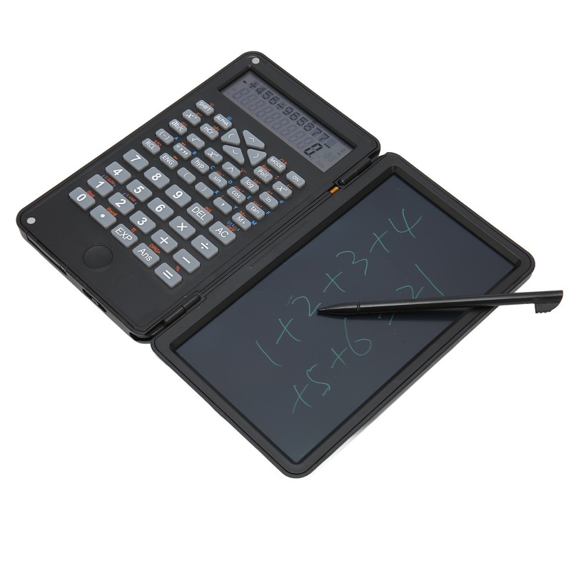 Calculator with Notepad Portable 10 Digits LCD Display Scientific Calculator