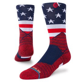 STANCE AMERICAN CREW, RED (01010), L