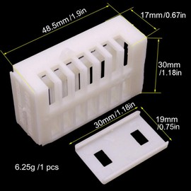 Nuluxi Bee Queen Breeding Cages Catchers Queen Bee Cages Beekeeper Queen Bee Catcher Yes Important Equipment for Beekeepers and A Good Helper for Introducing Queen Breeding (10 Pieces, White)