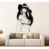 Vinyl Wall Decal Hippie Chic Bohemian Girl Ethnic Style Stickers