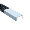 U-Profile Aluminium White 1000 mm U-Profile Exterior Decoration 20 x