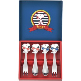 Snoopy Spoon & Fork 4pc SN-138