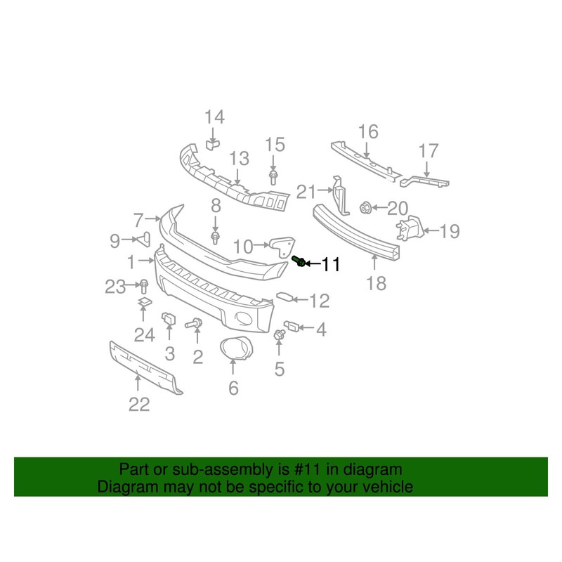 Genuine Toyota Parts - Screw, W/Washer Tapp (90159-A0053)