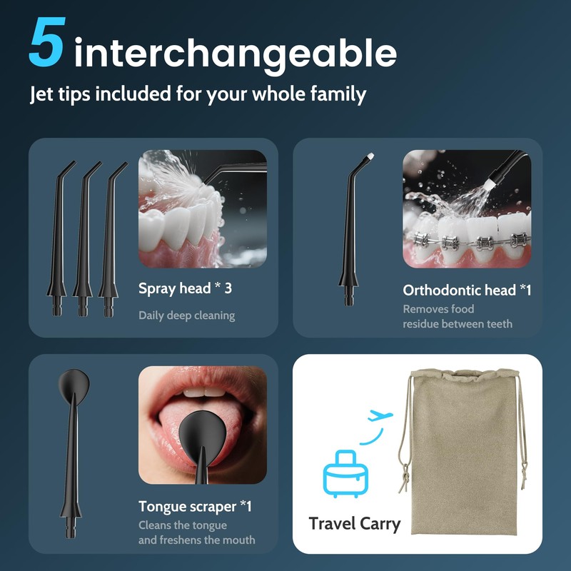 Water Flossers for Teeth, Electric Floss for Adults, Water Dental