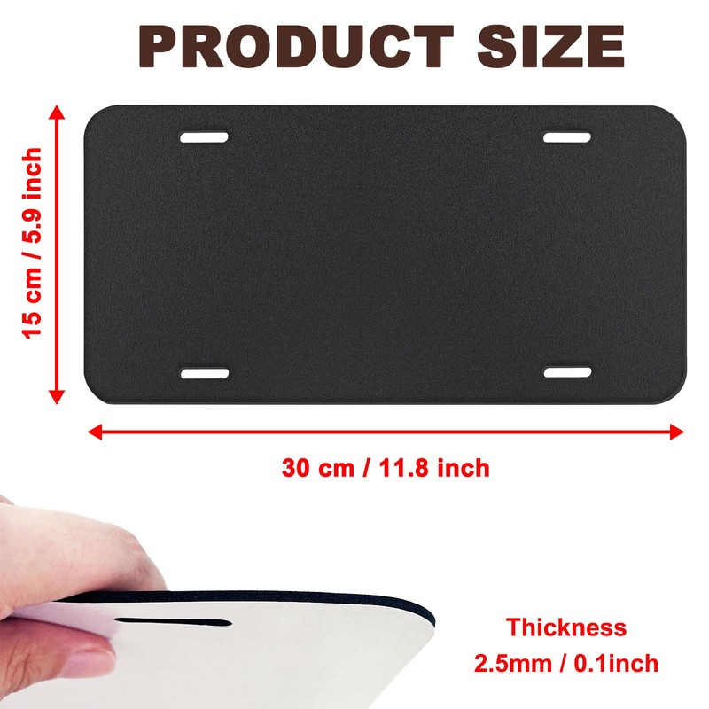 5 Pack License Plate Pad Anti Rattle, License Plate Shockproof