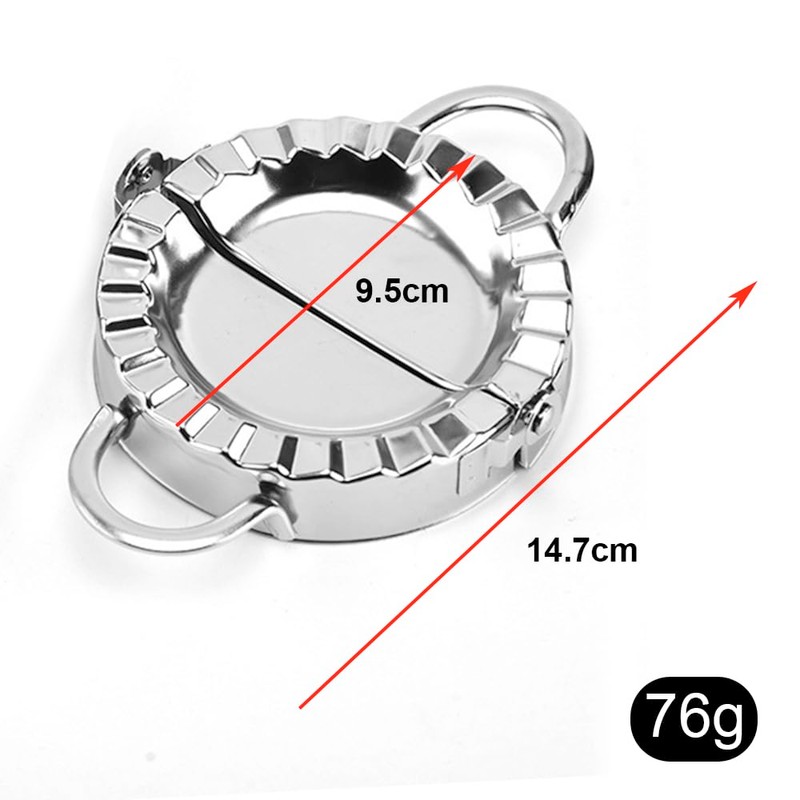 Dumpling Maker 3.7 Inch Stainless Steel Dumpling Machine Pastry Press