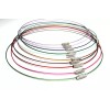 Unbranded 10 pcs. Memory Wire Choker Coated Necklaces with Silver