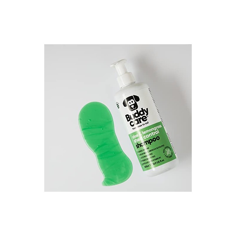 Buddycare Champú para Perros con Control De Muda Alivio De
