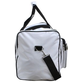 NGIL Canvas 23" inch Duffle Bag (Baseball White Print)