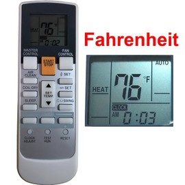 YING RAY Replacement for Fujitsu Air Conditioner Remote Control Ar-Rah2u Ar-Rah1u Ar-Rae2u Ar-Rae1u Ar-Ry3 Ar-Ry4 Ar-Ry5 Ar-Ry6 Ar-Ry7 Ar-Ry10 Ar-Ry11 Ar-Ry12 Ar-Ry14 Ar-Ry15 Ar-Ry16 Ar-Ry17 Ar-Ry19