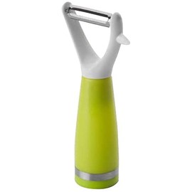 IBILI Potato Peeler Confort 15 cm, Stainless Steel Silver/Green/White, 15 x 8 x 5 cm
