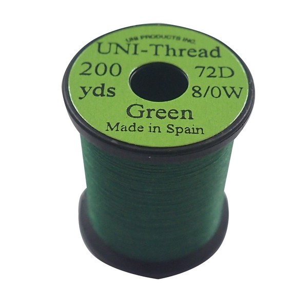 UNI Products 8/0 UNI-Thread Waxed Midge (Green)
