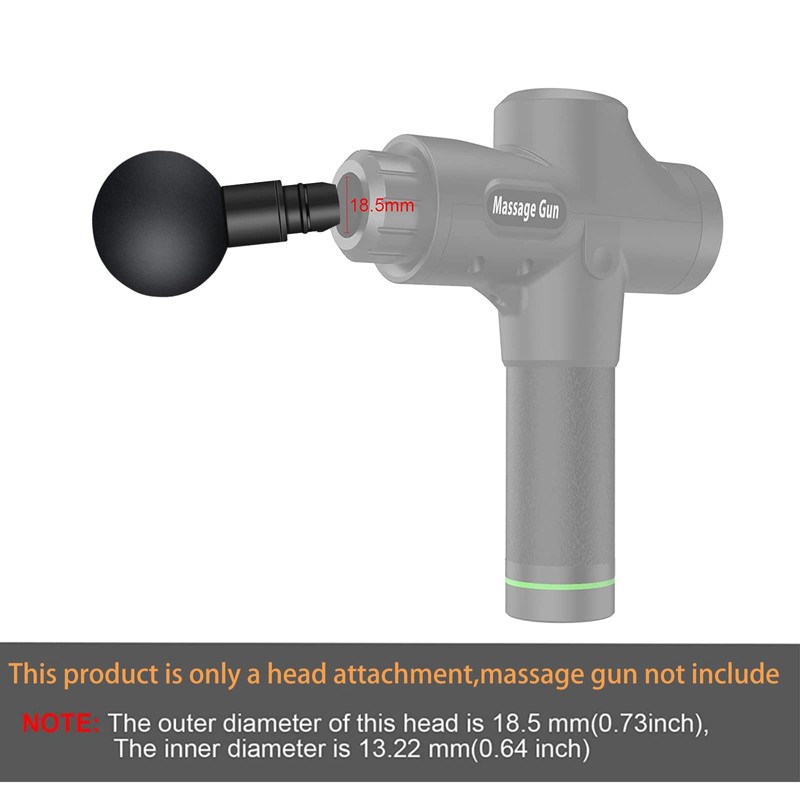 Massage Gun Head, 9 Pieces Massage Head, Fascia Tool, Interchangeable