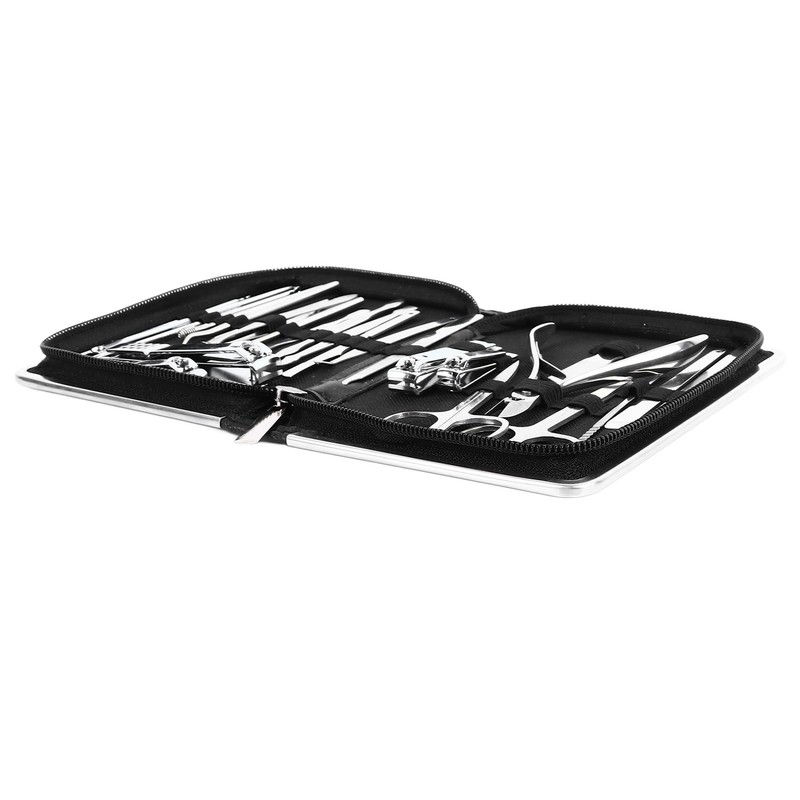 26Pcs Eyebrow Tweezers Manual Stainless Steel Rugged Versatile Lightweight Nail