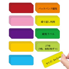 Magnetic Sheets, Magnetic Labels, Magnetic Nameplates, Magnetic Whiteboard, Refrigerator Labels, Reusable, Write on Magnets, Office, Warehouse, School, Schedule Management