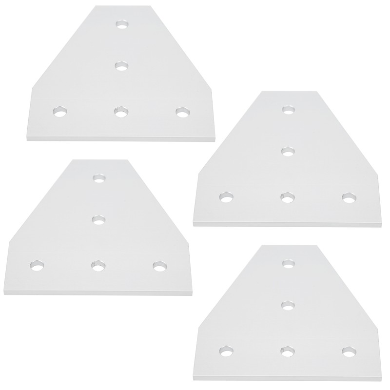 203040 T Shape Joining Plate Aluminium Alloy 5‑Hole Joint Bracket