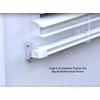 Blind Hold Down Brackets Clear Plastic (4)