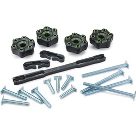 BOW Products AnchorPRO Combo 3/4" Miter Bar for Table Saw AP3 - Universal Hardware Kit - Works with FeatherPRO, Featherboard and Other Woodworking Accessories