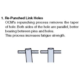 OCM #60H-1R OCM Japanese Heavy Roller Chain 10ft Roll with Connecting Link