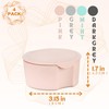 HEFA Small Containers with Lids, Snack Containers, Salad Dressing Containers,