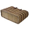 Seagrass Shopping Basket, Braided Bag with Leather Handle, Large with