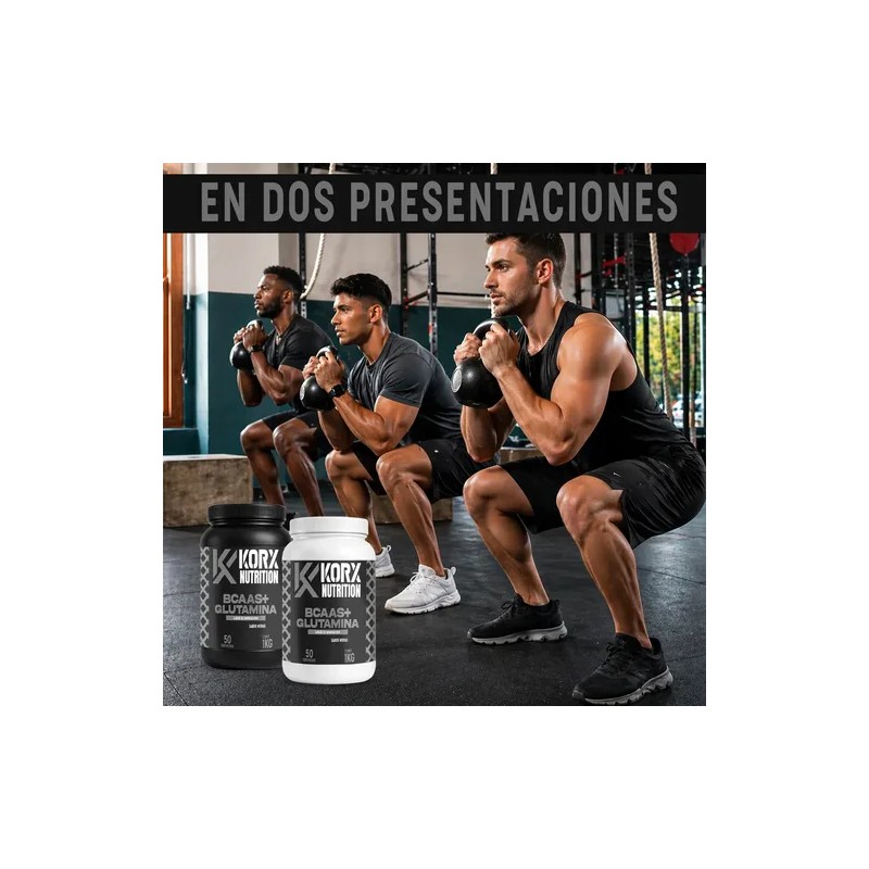 Aminoácidos Bcaas + Glutamina Orix 1kg De 50 Serv.