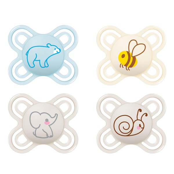 MAM Perfect Start 0-2 Pack of 4 Blue