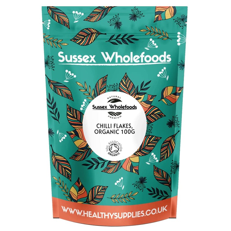 Sussex Wholefoods Organic Chilli Flakes 100g
