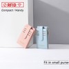 Favydov RFID Blocking Compact Slim Wallet for Women PU Leather