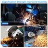 PATIKIL Magnification Welding Lens, 5 Pack 1.0/1.5/2.0/2.5/3.0 Diopter 2x4.25" PC