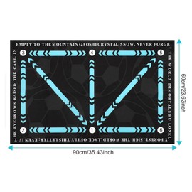 ZIXIANGKEJI Soccer Training Equipment Agility Training Equipment Soccer Practice Train Mat for All Levels,Non-Slip Silent Equipment for All Ages to Improve Speed, Strength and Coordination(K18-2)