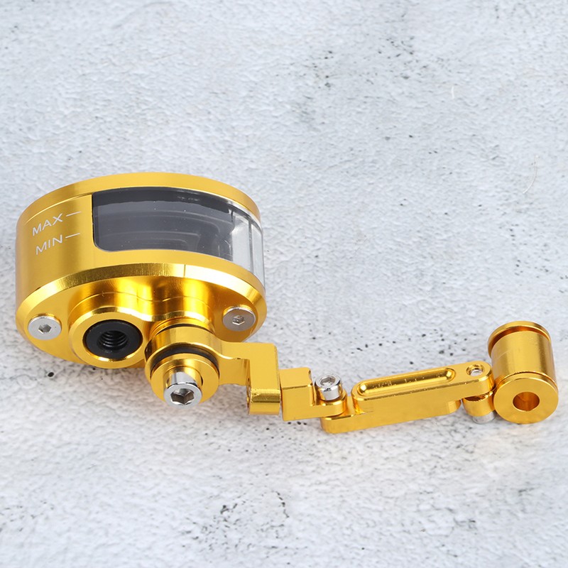 Front Brake Fluid Reservoir CNC Aluminum Motorcbike Oil Cup Set