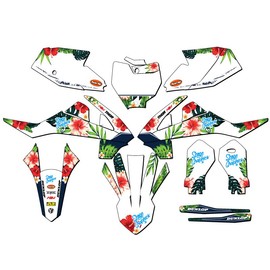 2019-2023 SX 65 Tropic White Senge Graphics Complete Kit Compatible with KTM