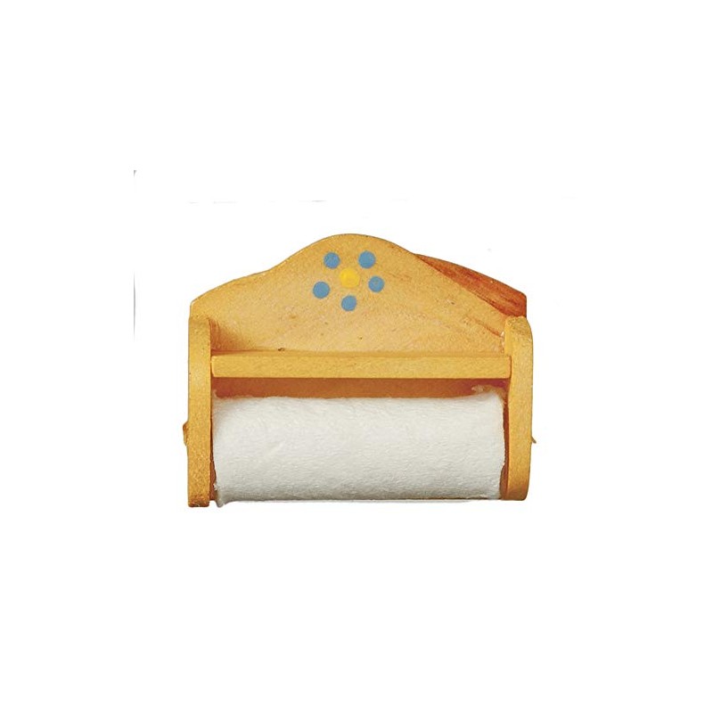 Dollhouse Kitchen Roll Holder Paper Towel Dispenser Miniature 1:12 Accessory
